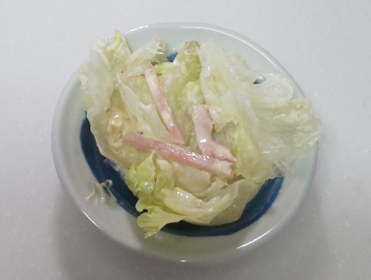 レタス 紅生姜 鰹節 マヨ サラダ