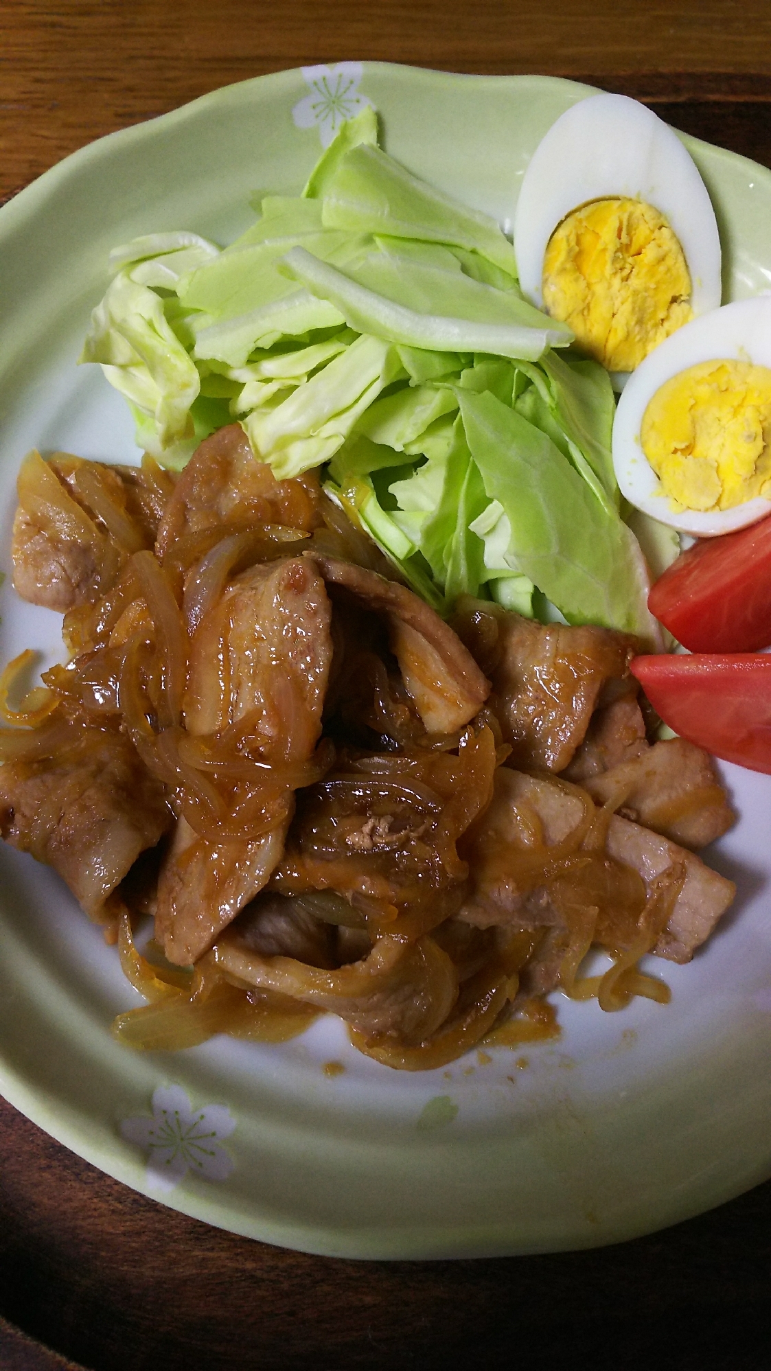 豚肉のしょうが焼き(玉ねぎ)