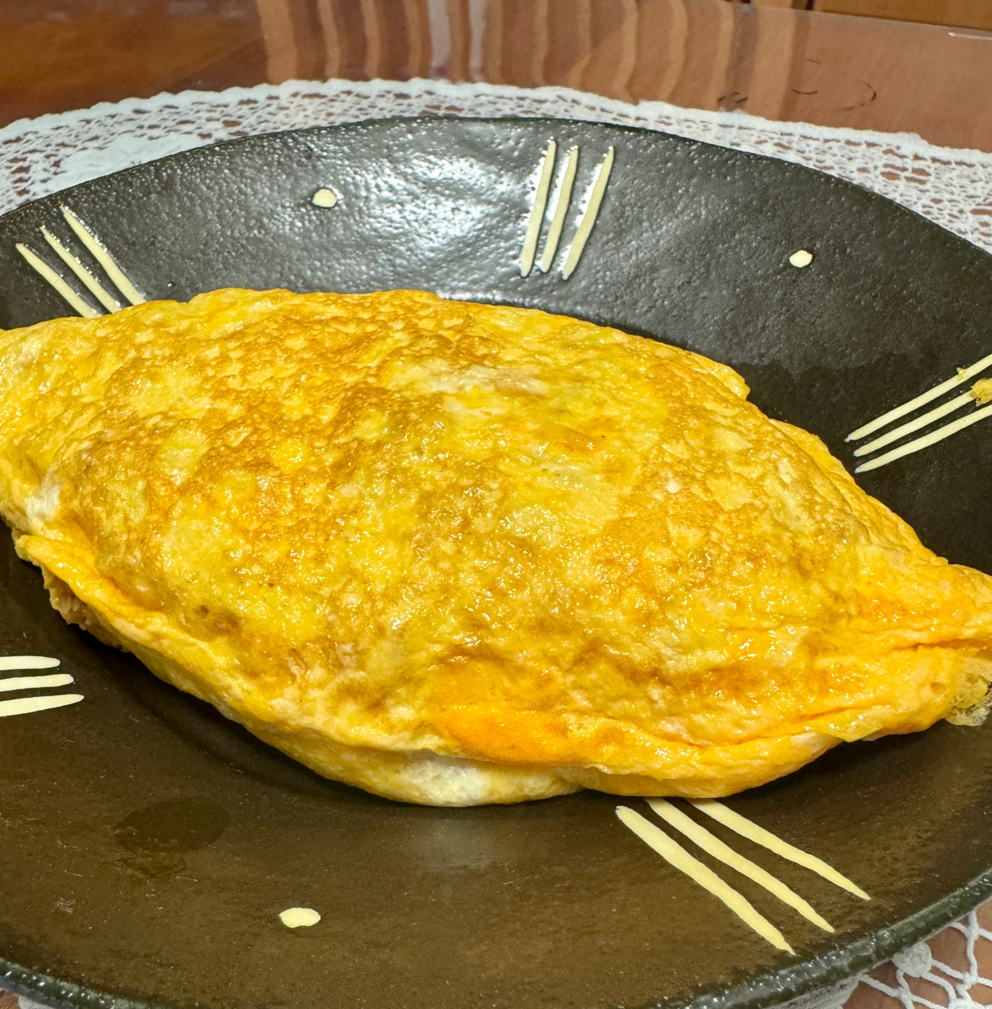 今日のお弁当はꈍ◡ꈍ昔ながらのわが家の☆オムライス