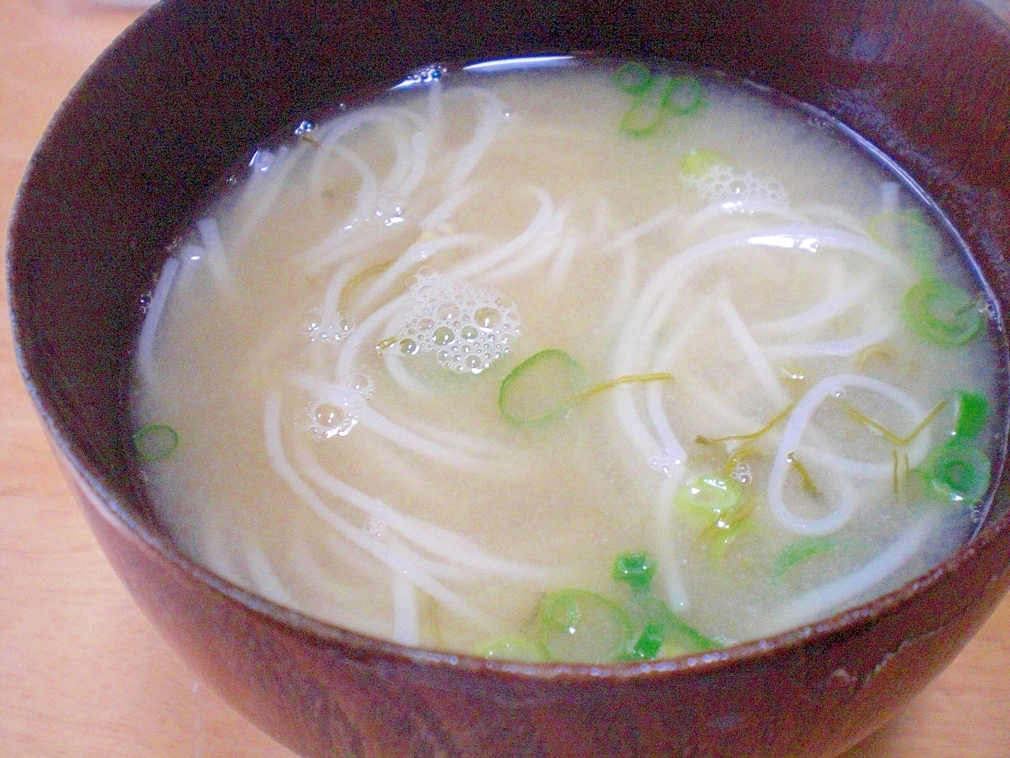 「メカブ入りカニ味噌にゅう麺」　　　　♪♪