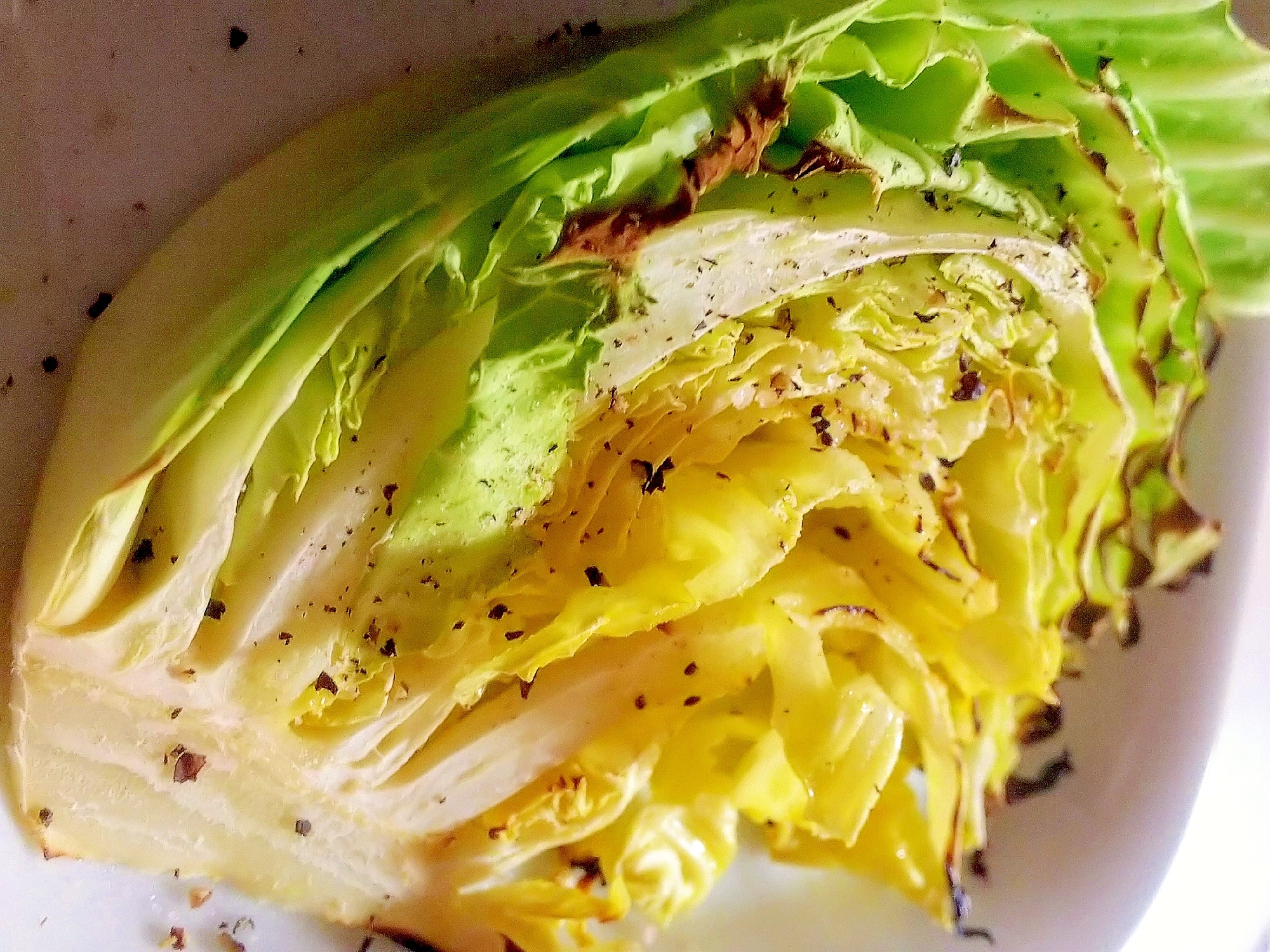 トースターで 春キャベツのそのまんま焼き レシピ 作り方 By りんごの台所 楽天レシピ