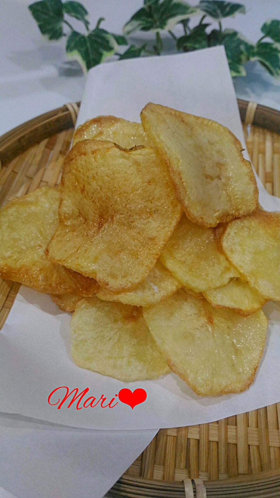抱えて食べたい おうちで手作り ポテトチップス レシピ 作り方 By Mariまり 楽天レシピ