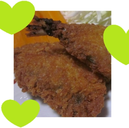あじ磯フライ˖✧˖° 青のり