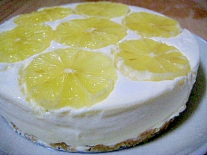 レモンレアチーズケーキ