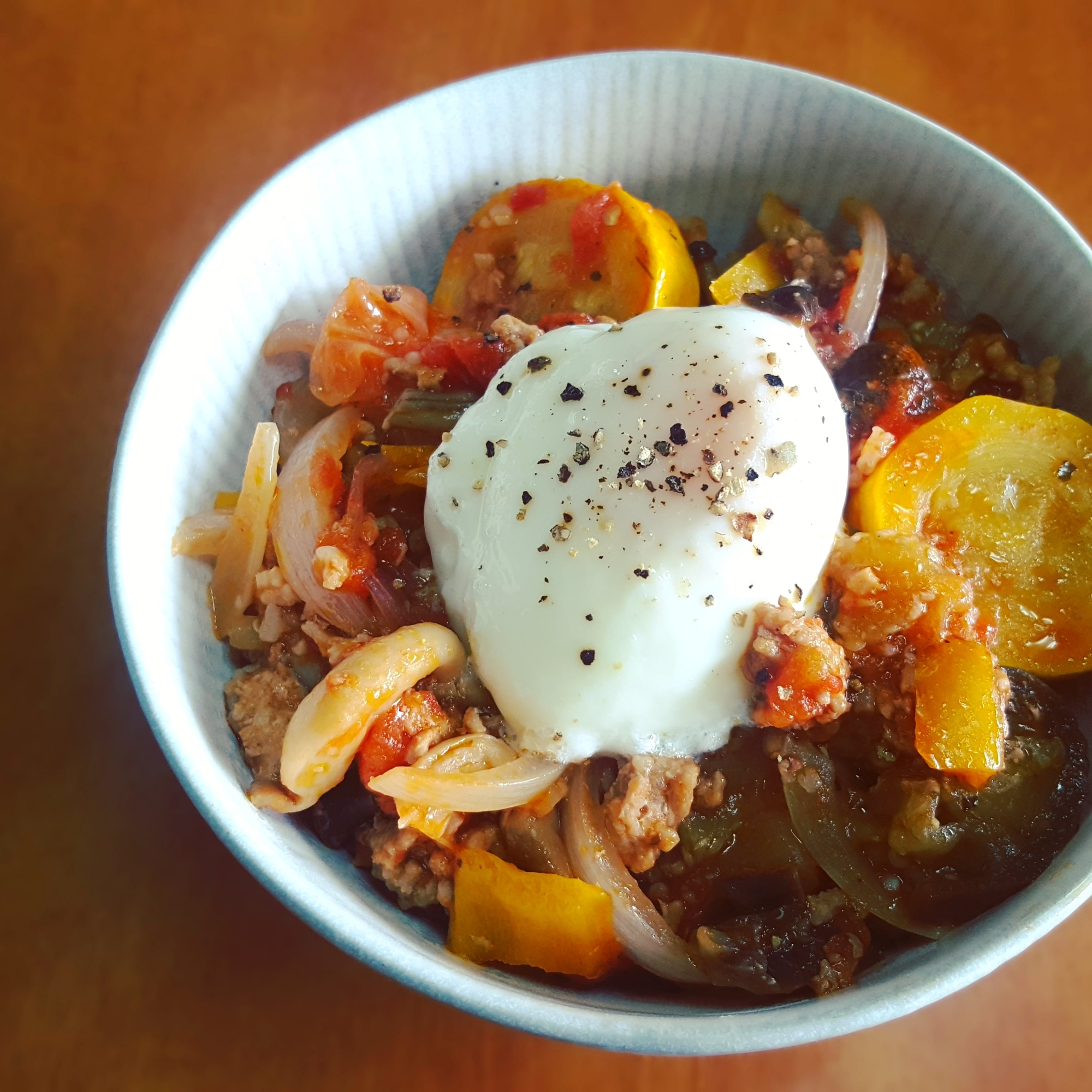 夏野菜で作る うちのラタトゥイユ丼