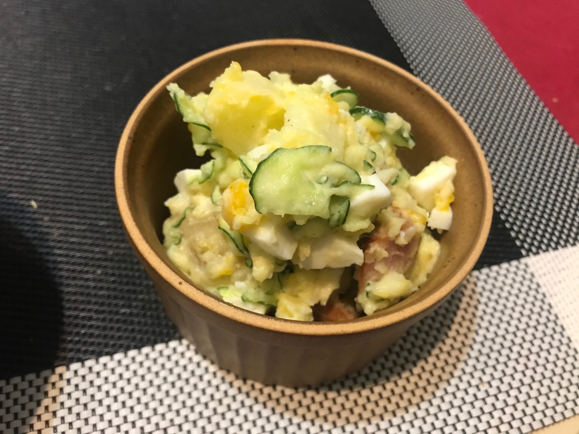 新じゃがの皮付きポテトサラダ レシピ 作り方 By Ownatsu 楽天レシピ