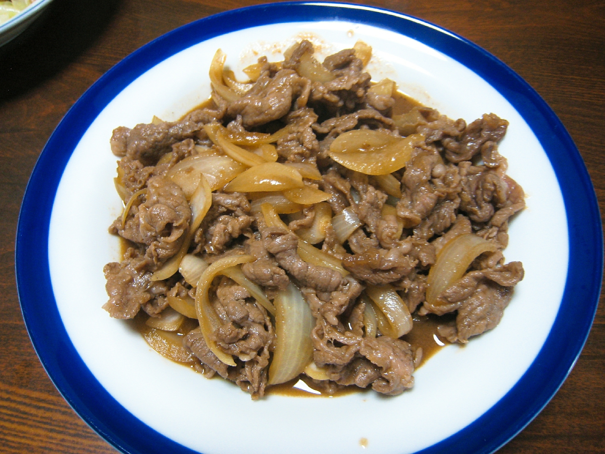 牛肉の焼き肉煮込み