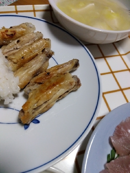 簡単作り置き♪手羽中でおつまみハニーマスタード焼き