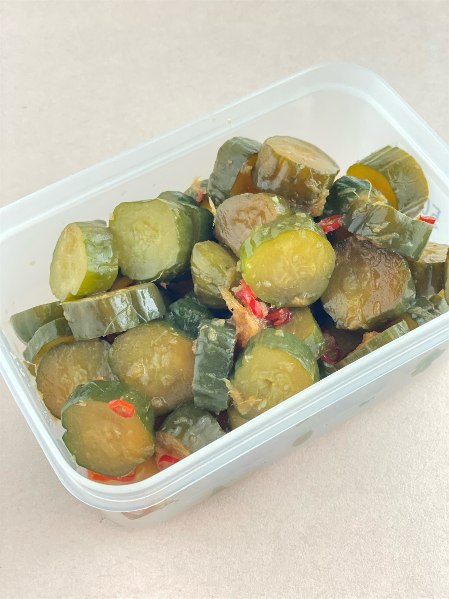 かんたんきゅうりの醤油漬け