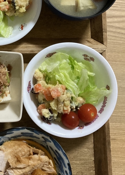 レンジで作る♪我が家のポテトサラダ