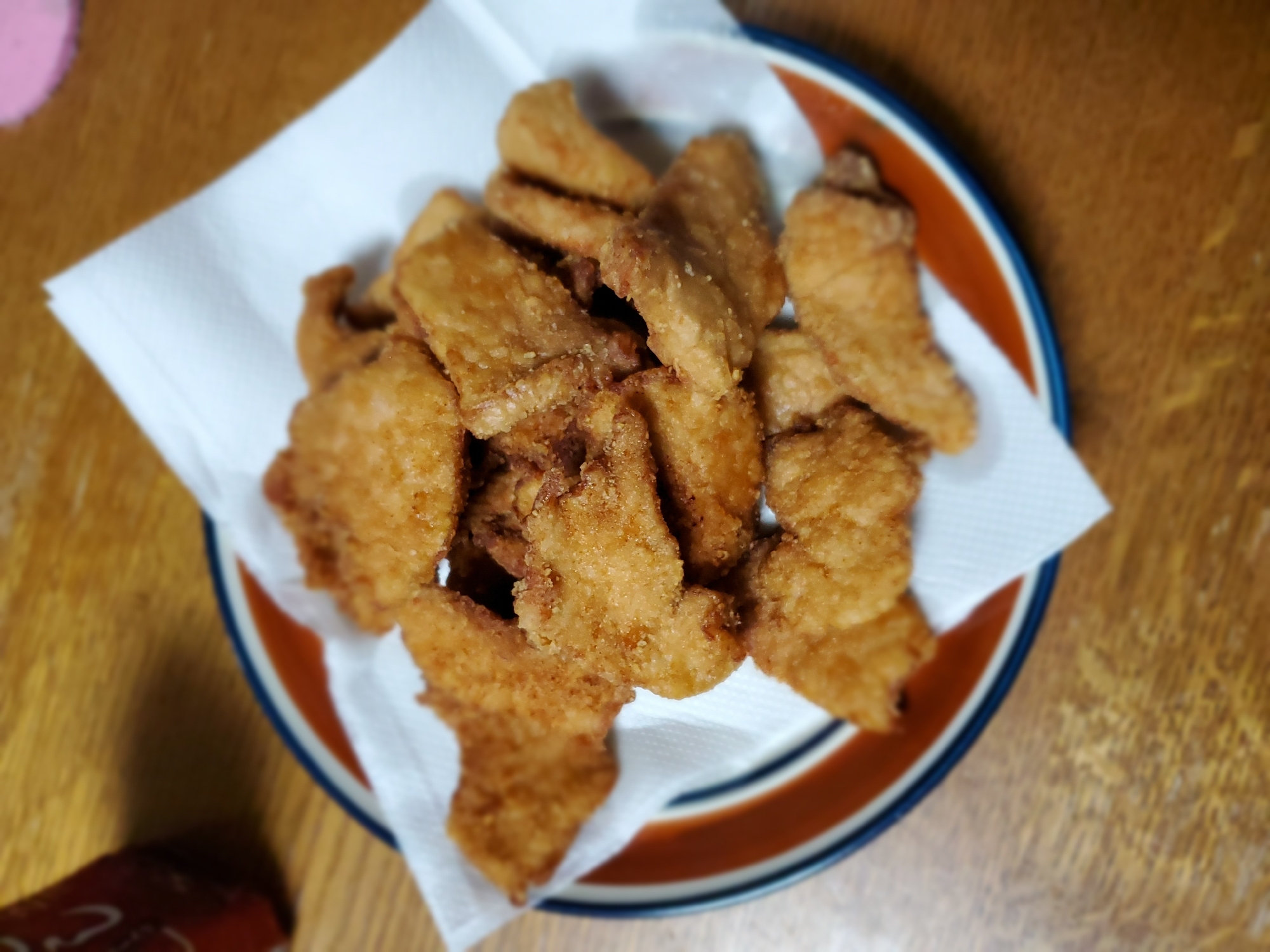 豚ロース塊肉でシンプル揚げ