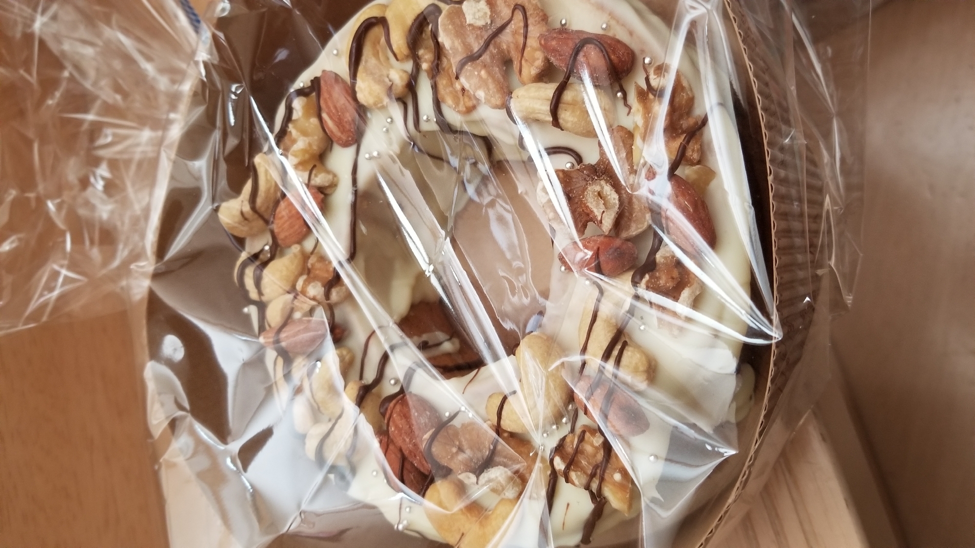 ナッツ ホワイトチョコがけバームクーヘン レシピ 作り方 By ゴールデンアルジータ 楽天レシピ ナッツ ホワイトチョコがけバームクーヘン レシピ 作り方 By ゴールデンアルジータ 楽天レシピ