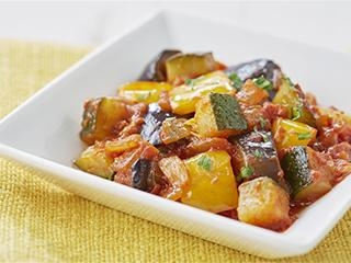 電子レンジで簡単!ごろごろ野菜のラタトゥイユ