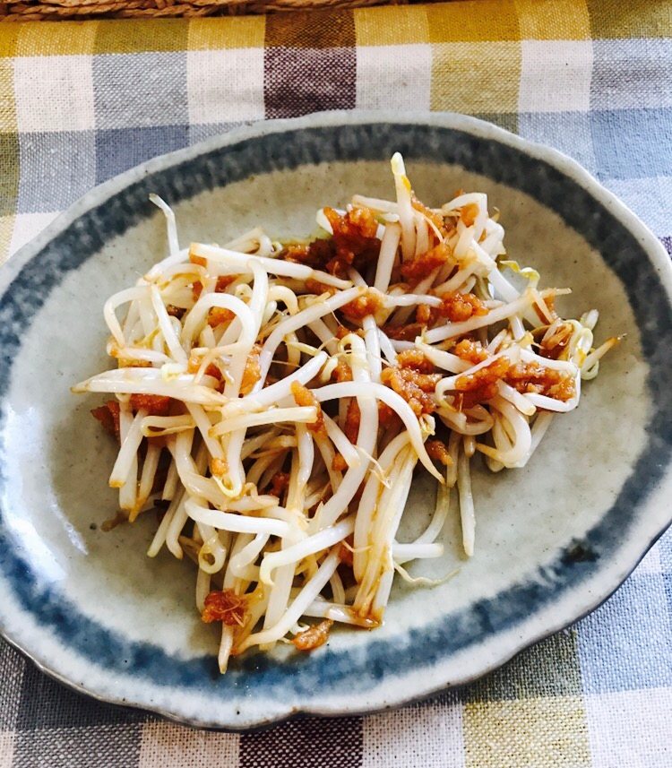 大豆ミートともやしの焼肉のたれ炒め