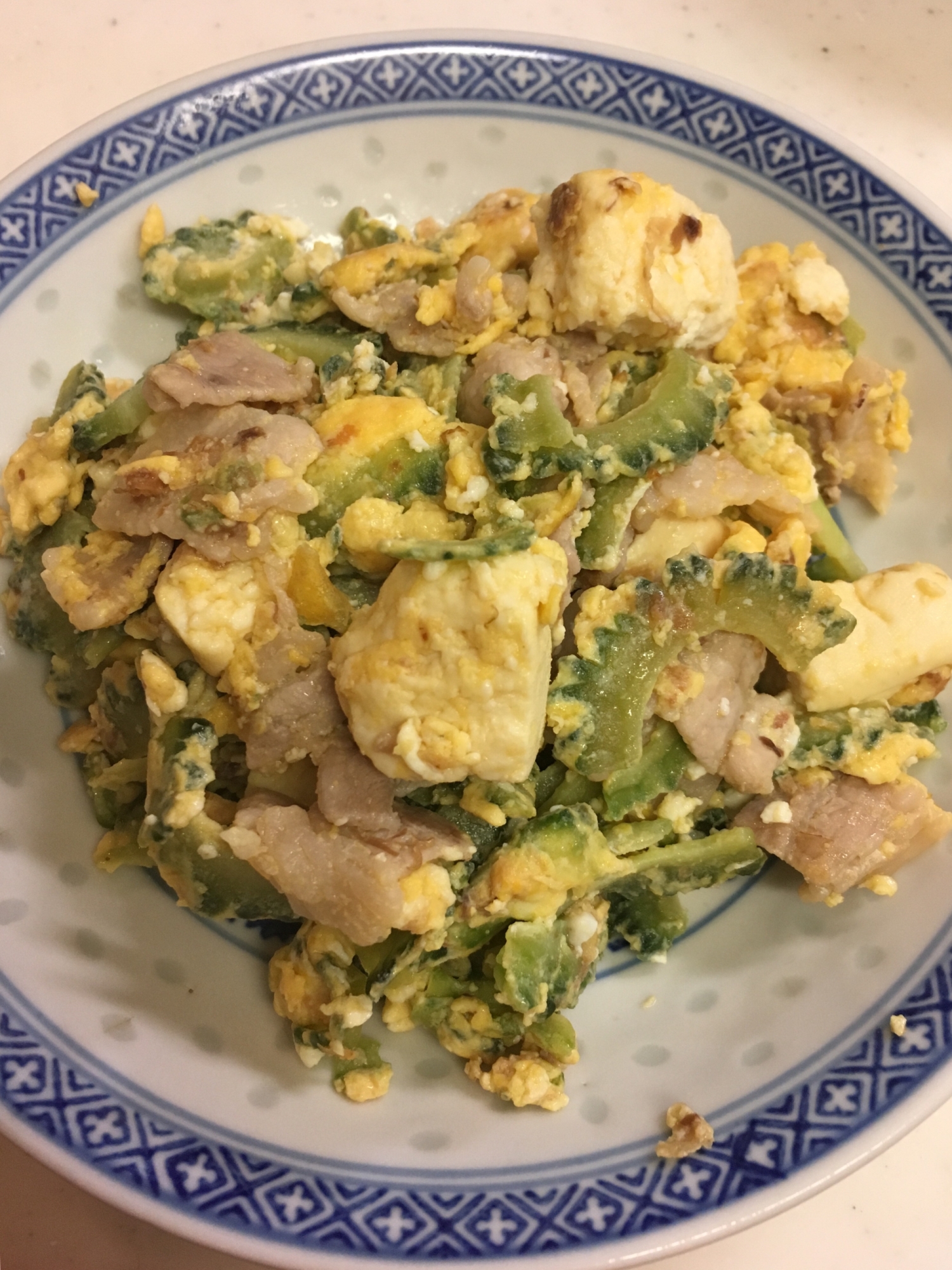 鰹節たっぷりの 苦味を抑えたゴーヤチャンプルー レシピ 作り方 By 郭さん 楽天レシピ