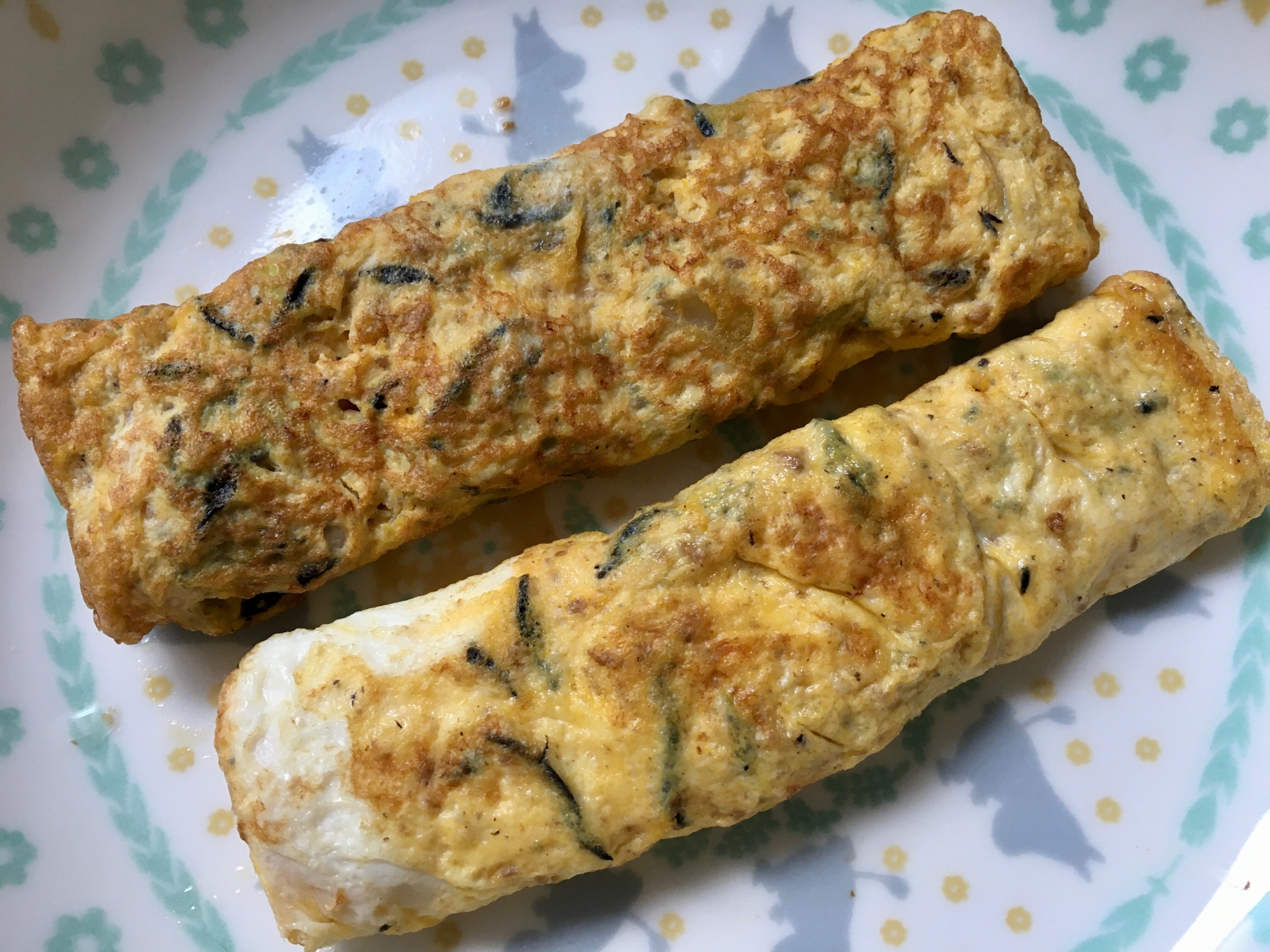 【幼児食】ひじきとみそ汁の具で卵焼き★