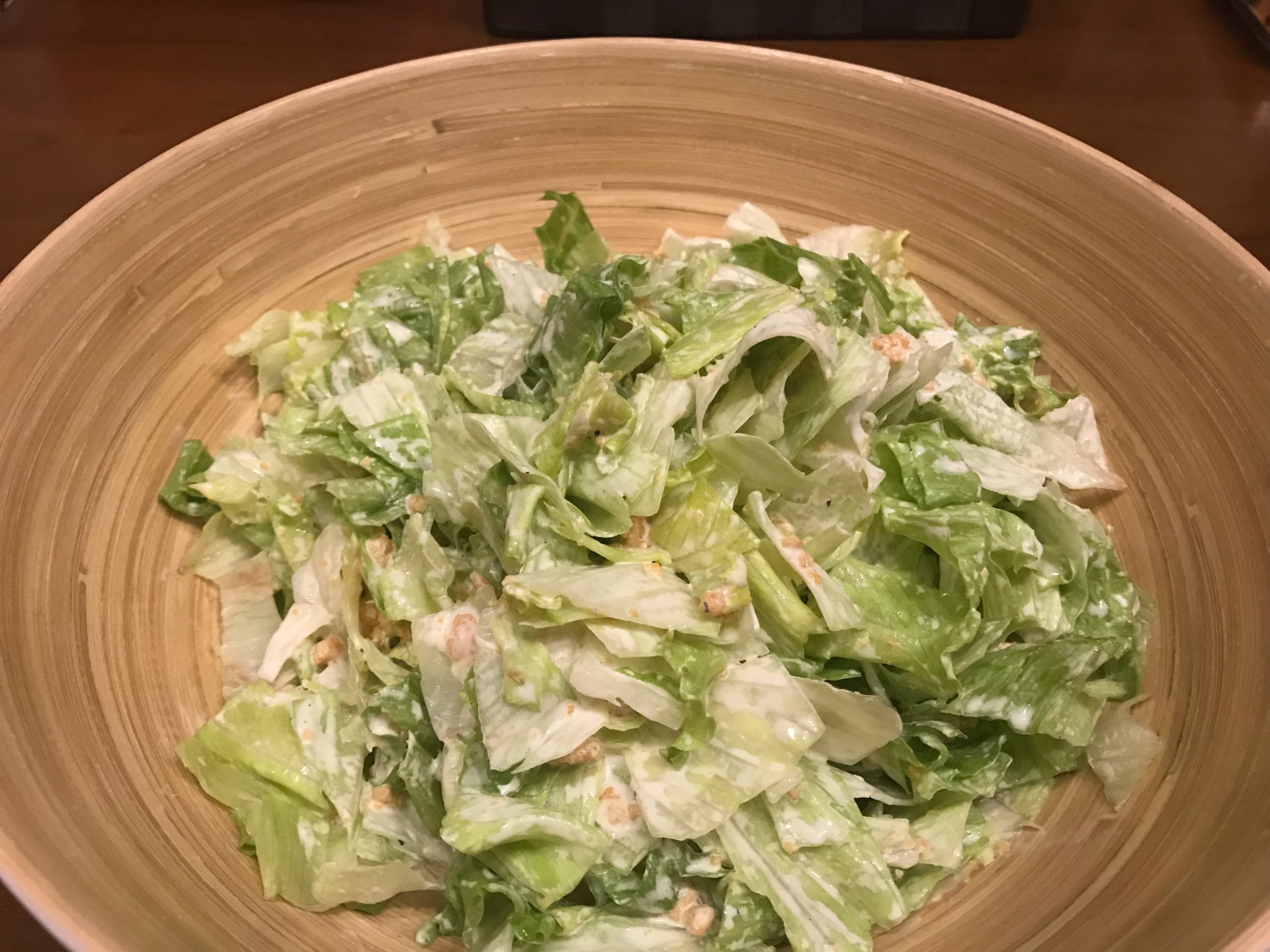 手作り粉チーズで作る！カリッとシーザーサラダ