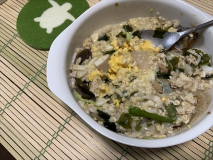 子供もパクパク♪野菜たっぷり味噌雑炊