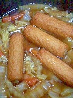 白菜とごぼう天煮