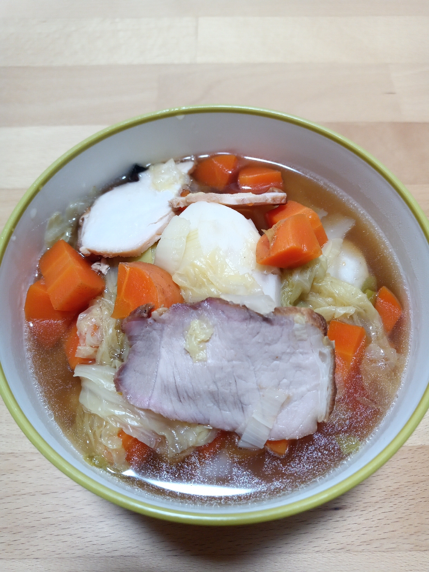 野菜たっぷり温か素麺