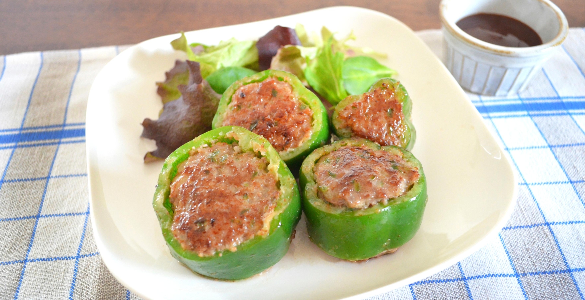 ひとくちピーマンの肉詰め