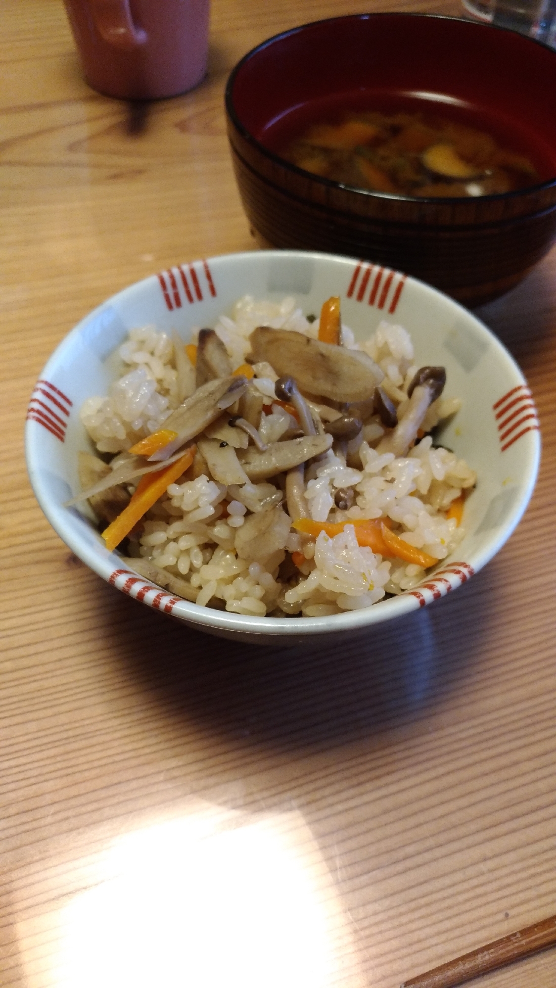 味付けごぼうの炊き込み御飯