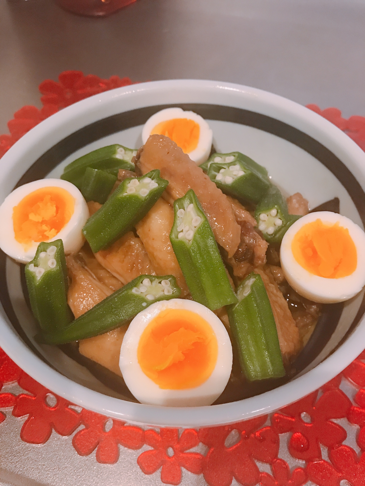 照り焼き風♡手羽中の煮物♪