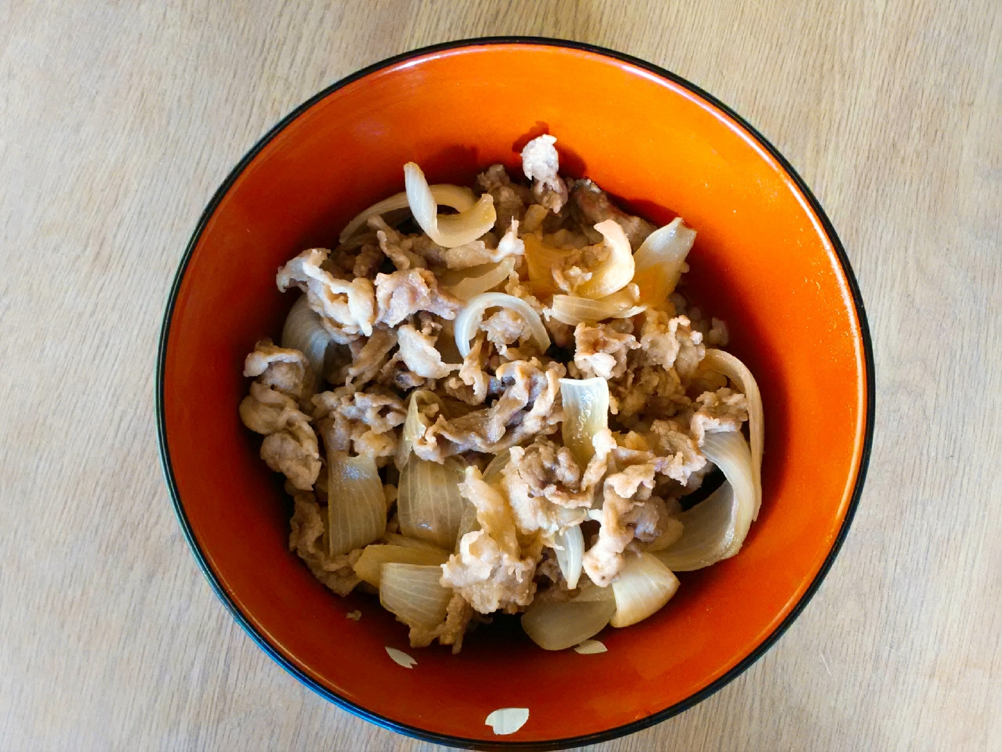 ピリ辛牛丼