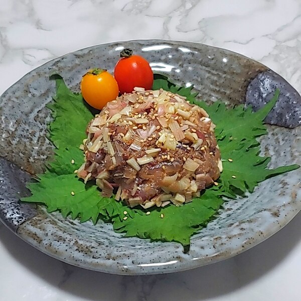 鯵なめろうのミョウガ和え レシピ 作り方 By じゅん たま 楽天レシピ 鯵なめろうのミョウガ和え レシピ 作り方 By じゅん たま 楽天レシピ