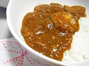 簡単＆時短♪なすとひき肉のカレー（バーミックス）♪