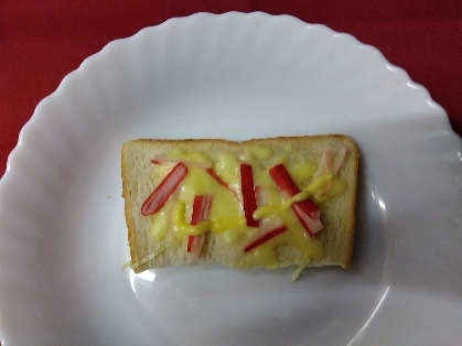 カニカママヨネーズトースト！