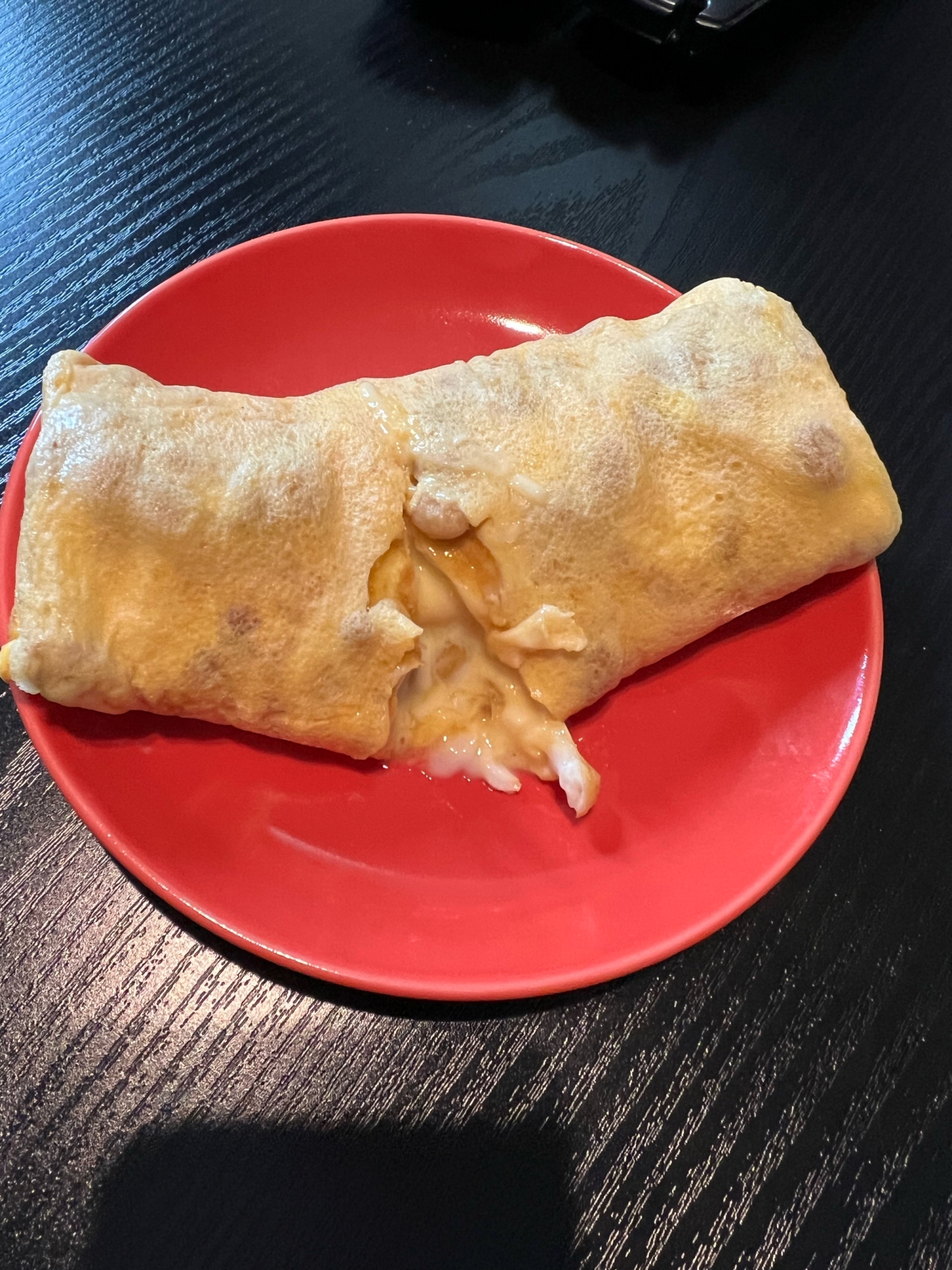 とろっとろ!美味しい!納豆チーズ入り玉子焼き