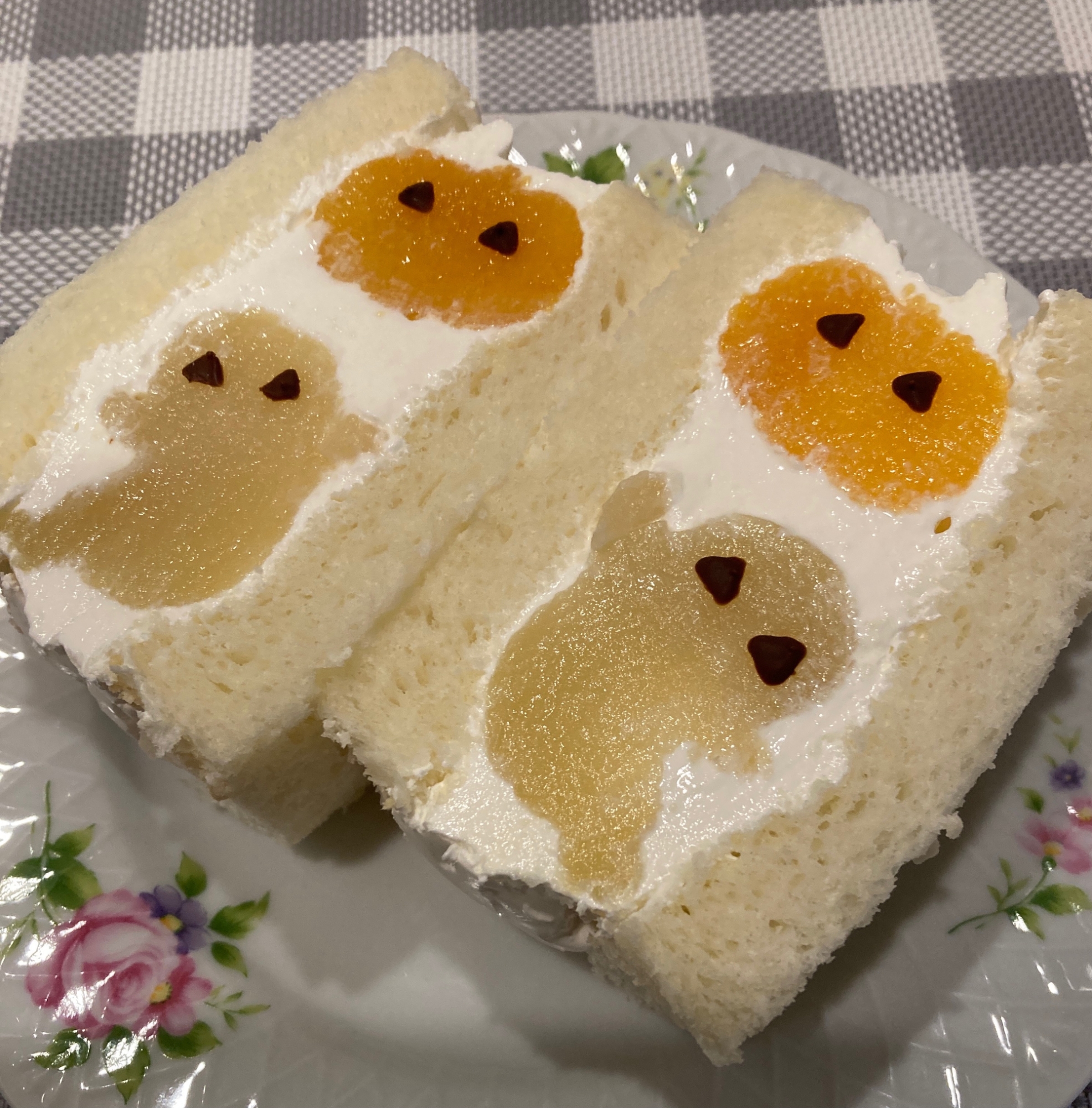 ハロウィンに作ろう☆フルーツサンド♪