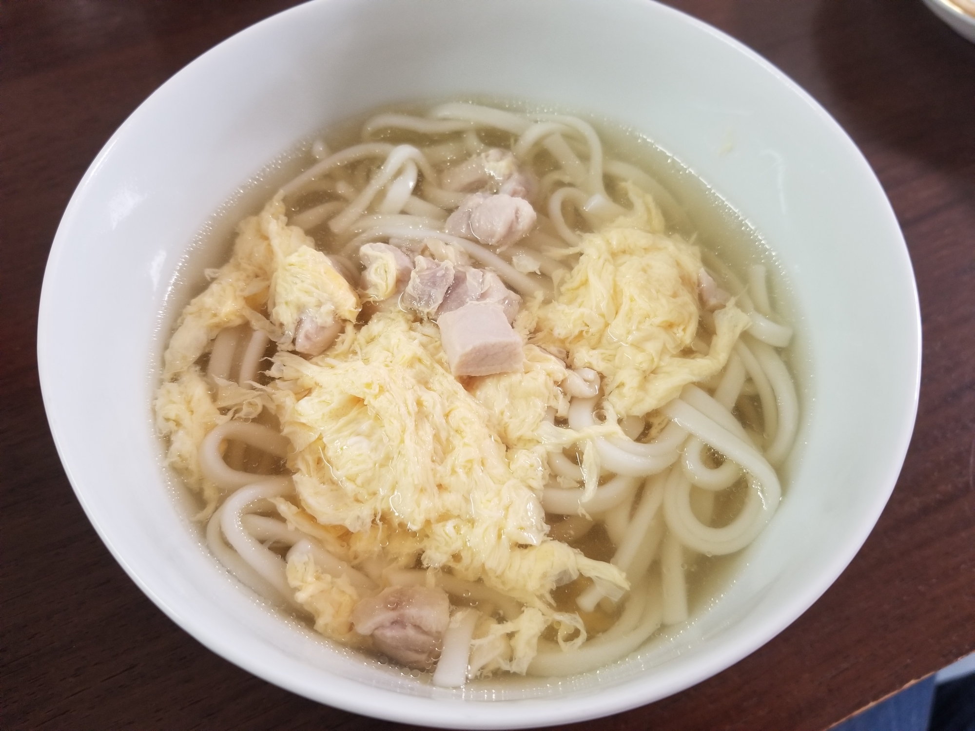 かしわ入り☆ふんわり卵うどん