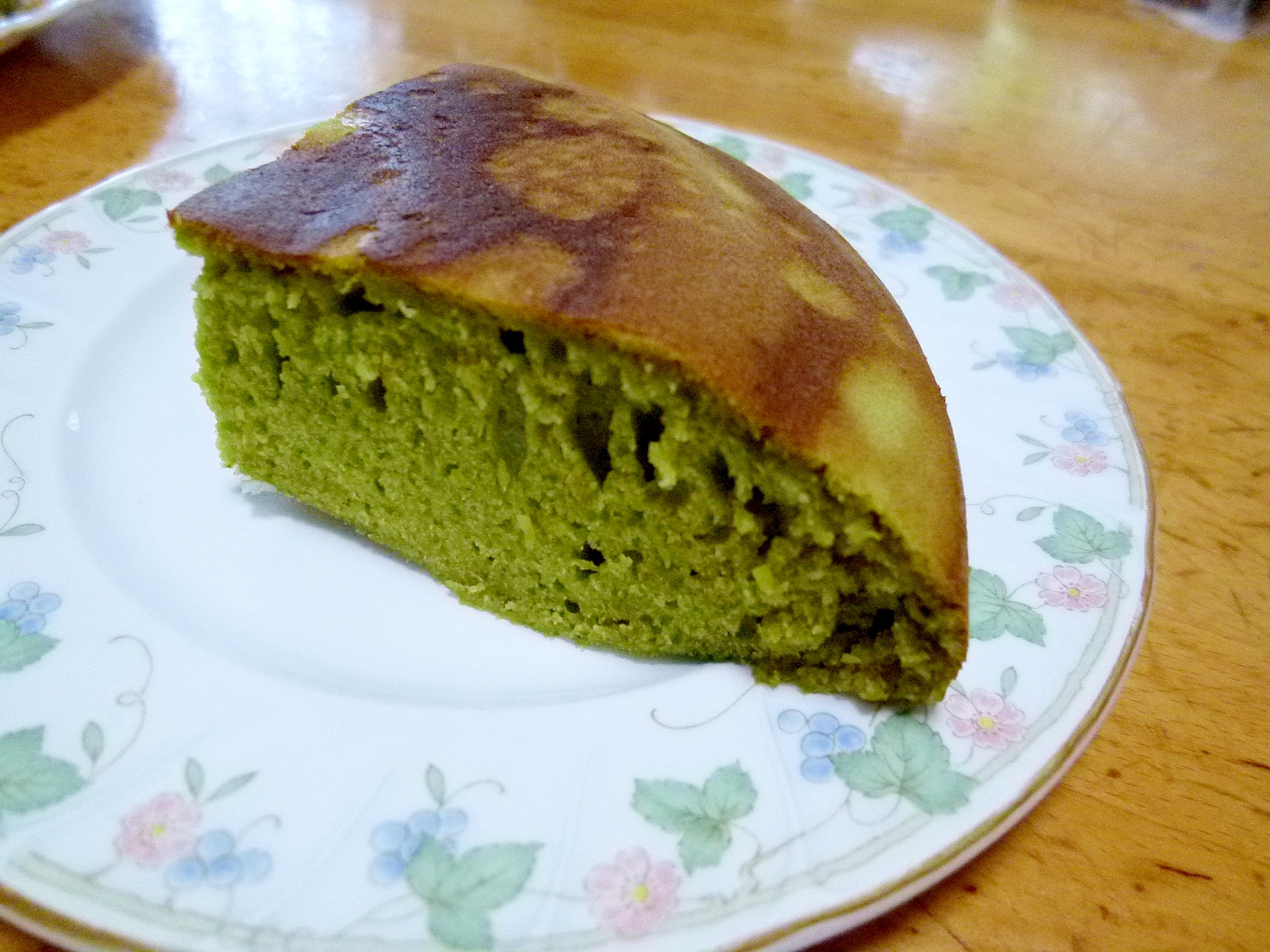 ☆炊飯器で簡単抹茶ケーキ