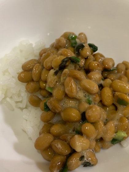 納豆巻き風♪納豆ご飯