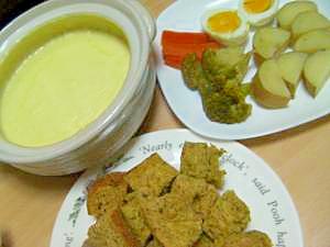 身近な食材&土鍋で §§ チーズフォンデュ §§