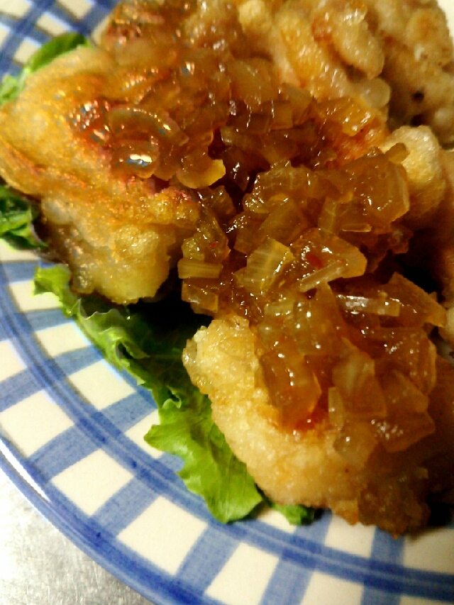 揚げずにヘルシー❀焼き油淋鶏(ユーリンチー)