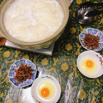 つくね鍋焼きうどん