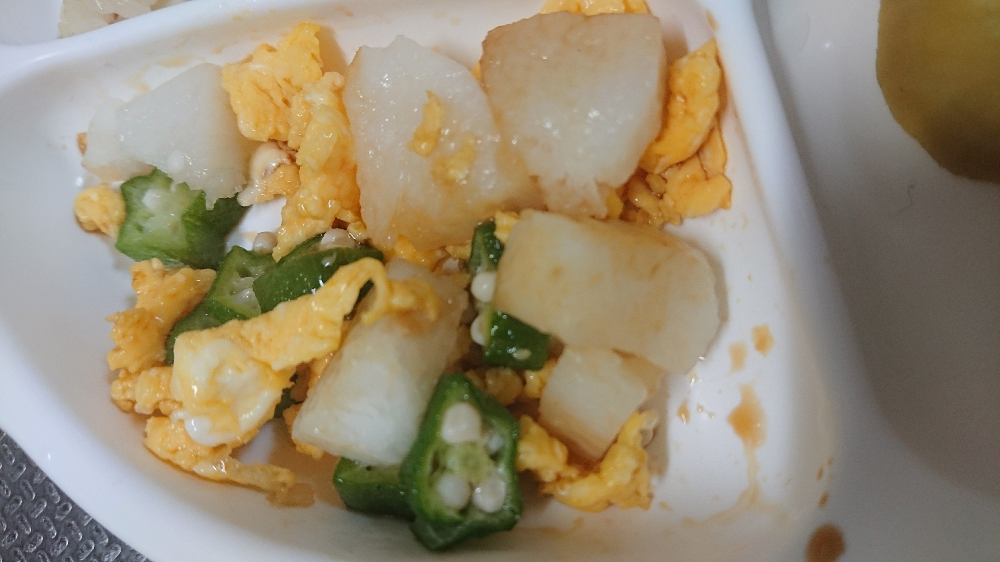 離乳食完了期 長芋とオクラの卵炒め レシピ 作り方 By ぱちくりさん 楽天レシピ 離乳食完了期 長芋とオクラの卵炒め レシピ 作り方 By ぱちくりさん 楽天レシピ