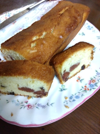 ＊手作りおやつ＊ ナッツとレーズンのパウンドケーキ