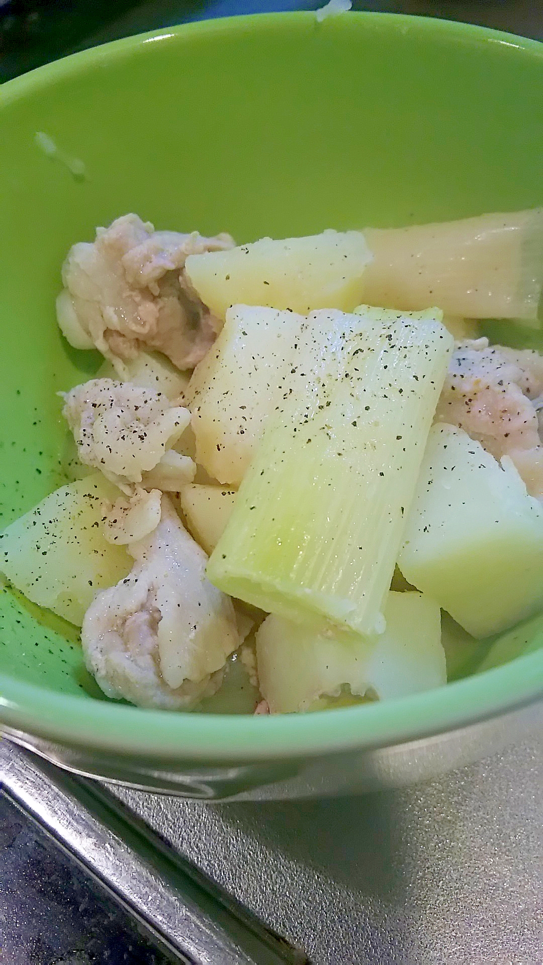 無水鍋で♪塩肉じゃが