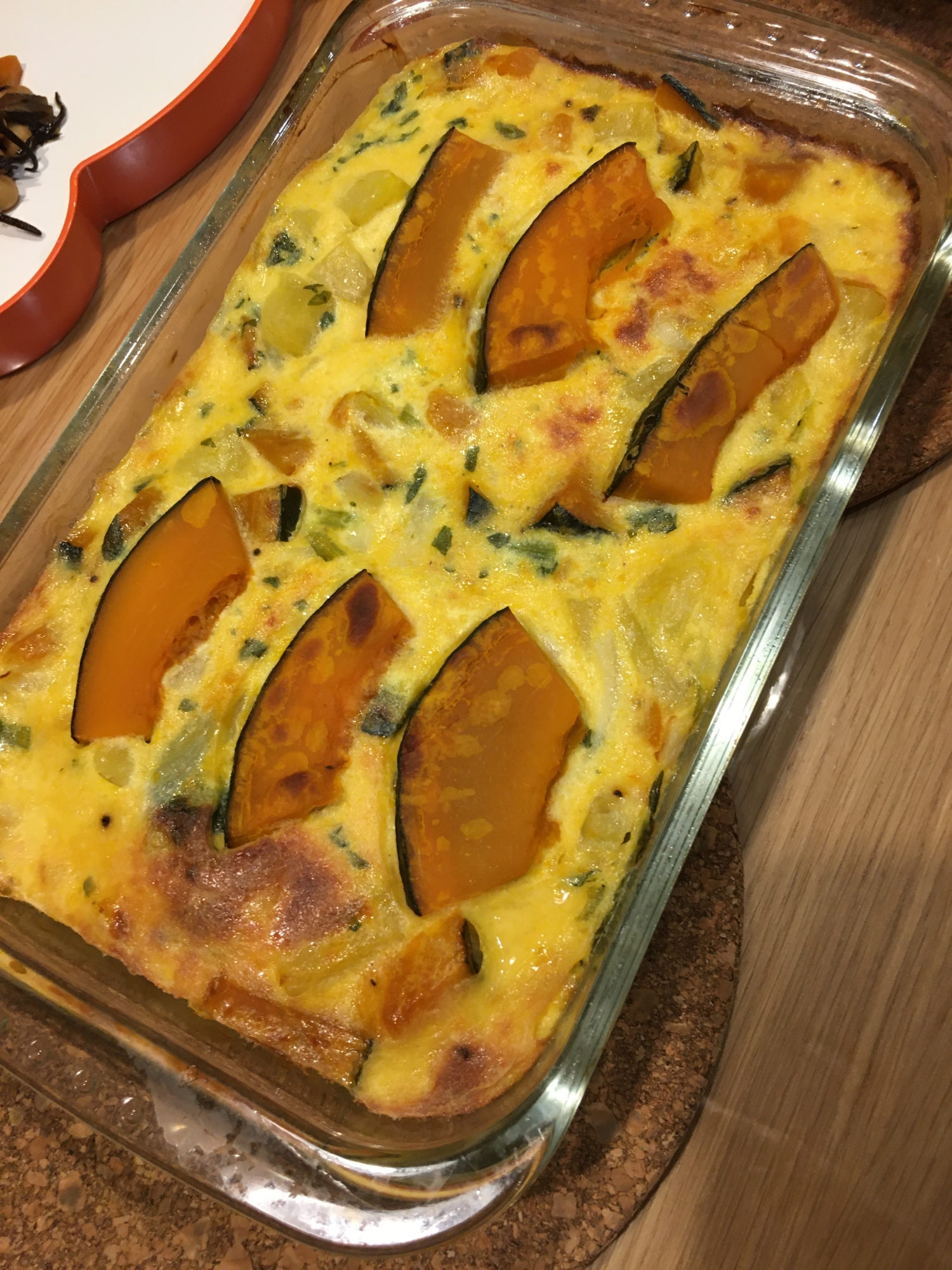 ハロウィンに！かぼちゃのキッシュ