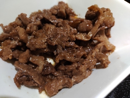 ご飯に合う！牛肉の甘醤油煮