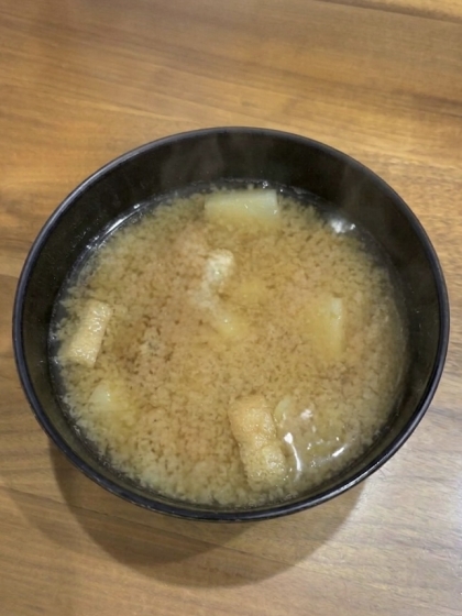 おじゃが＆あぶらげのお味噌汁