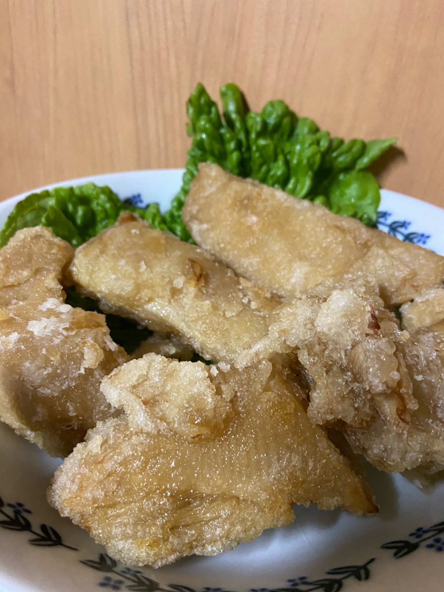 煮物の残りdeカリッと美味しいたけのこの天ぷら