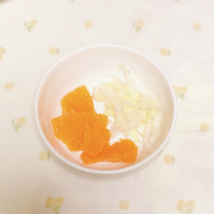 裏ごし人参と白菜の煮物♪