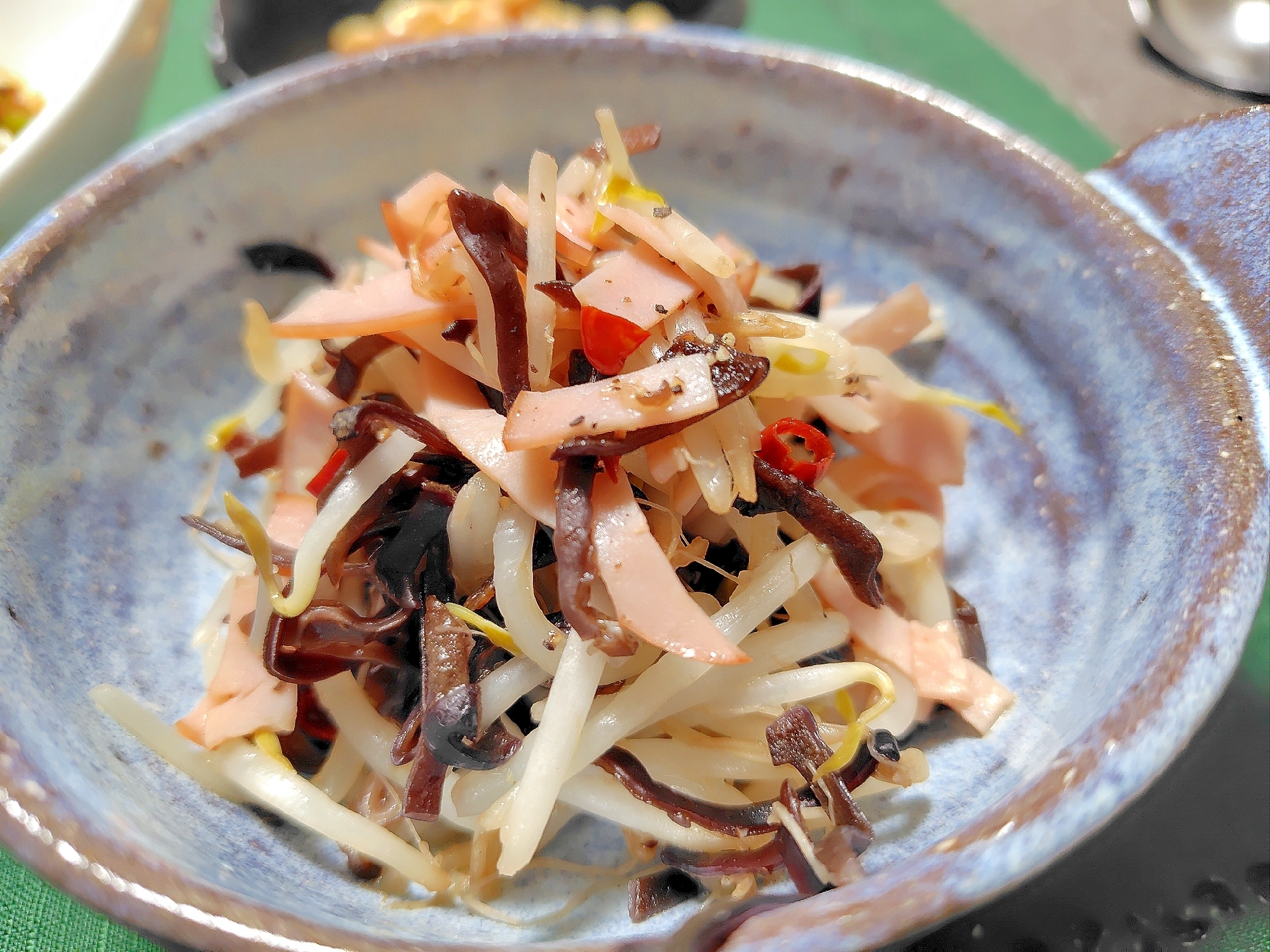 5分で！もやしとキクラゲの簡単炒め物