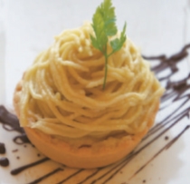 バナナクリームに感激！チョコバナナモンブラン