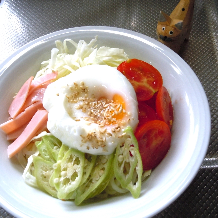 生姜香る　野菜たっぷりヘルシー冷やし麺